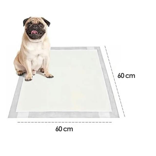 Tapete Higienico Para Pet Good Pad Slim 60cm x 60cm 7 Unidades Cães